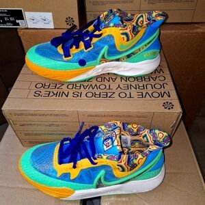 Nike Kyrie 8 GO SE (GS) Baltic Blue/ Multi-Color new with the box with no flaws.